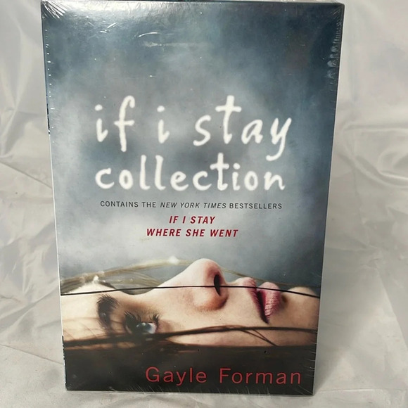 IF I STAY Collection By Gayle Forman Book Box Set New Unopened Where She Went - Picture 6 of 6